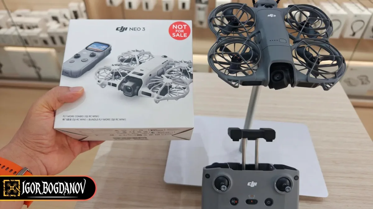 大疆DJI Neo 3包装清单列出九项内容 Neo 2图传模块未在列